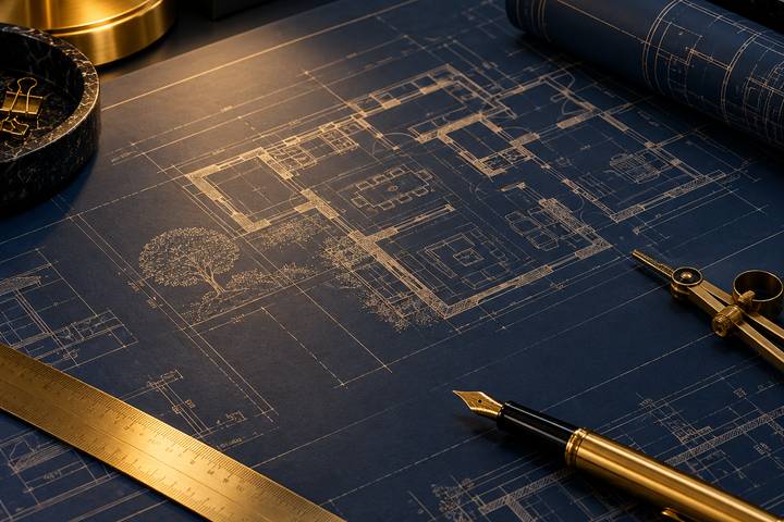 مخططات تصميم الحلول على مكتب